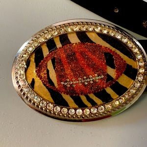 Blinged Football Belt